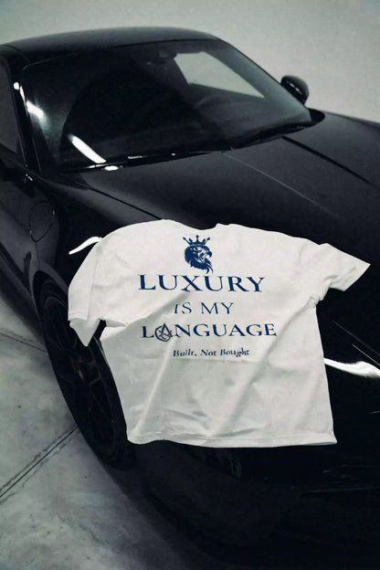 Luxury is My Language T-shirt - Men's Dark Aesthetic Graphic Tee | Luxury Manifesto | Alex Shogun Alex Shogun Men's Clothes