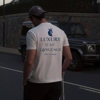 Luxury is My Language T-shirt - Men's Dark Aesthetic Graphic Tee | Luxury Manifesto | Alex Shogun Alex Shogun Men's Clothes