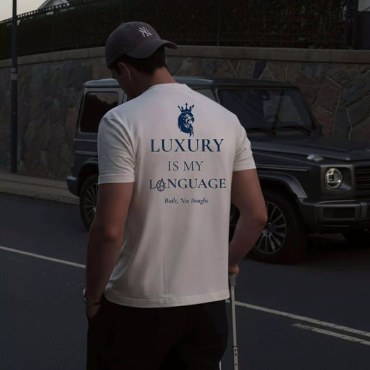 Luxury is My Language T-shirt - Luxury is My Language T-shirt Alex Shogun Men's Clothes