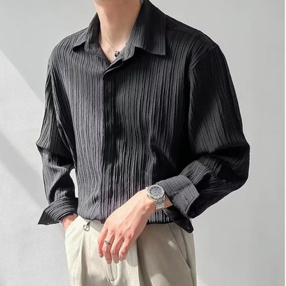 Mandarin Collared Apricot Shirt - Apricot Mandarin Milano dress shirts: Style & Comfort in One  Alex Shogun Men's Clothes