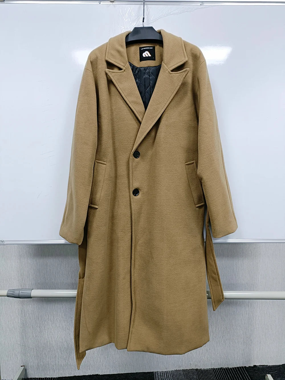 Single-Breasted Overcoat - Single-Breasted Overcoat Alex Shogun Men's Clothes