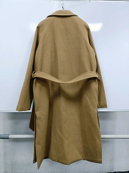 Single-Breasted Overcoat - Single-Breasted Overcoat Alex Shogun Men's Clothes