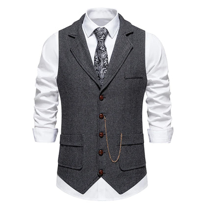 The Sandringham Vest - Men's Classic Retro Suit Vest | The Sandringham Vest - Alex Shogun Alex Shogun Men's Clothes