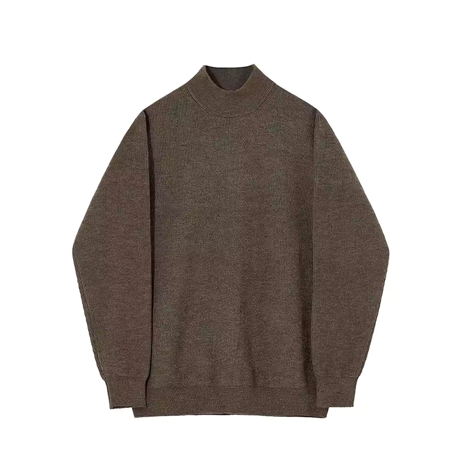 Modern Minimalist Sweater - Stay Cozy This Winter with Men's Stand Collar Sweater High-Quality Alex Shogun Men's Clothes