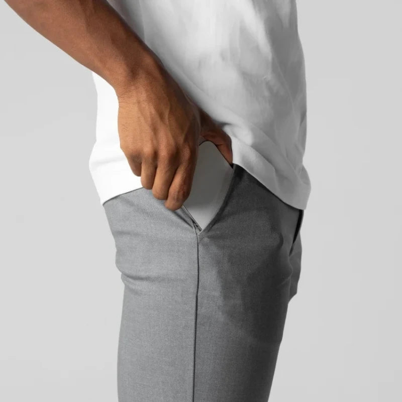 Alex Shogun Stretch Tailored-Fit Trousers - Shop Best Men's Slim Fit Pants: Modern and Comfortable Alex Shogun Men's Clothes