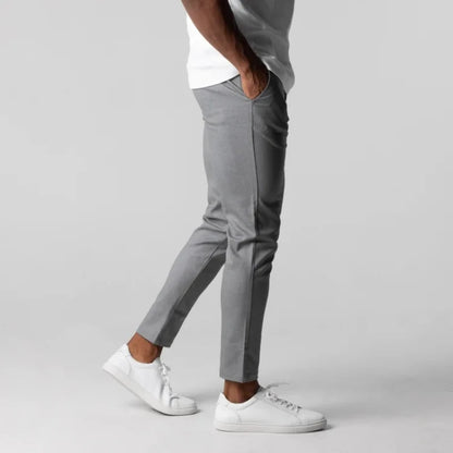 Alex Shogun Stretch Tailored-Fit Trousers - Shop Best Men's Slim Fit Pants: Modern and Comfortable Alex Shogun Men's Clothes
