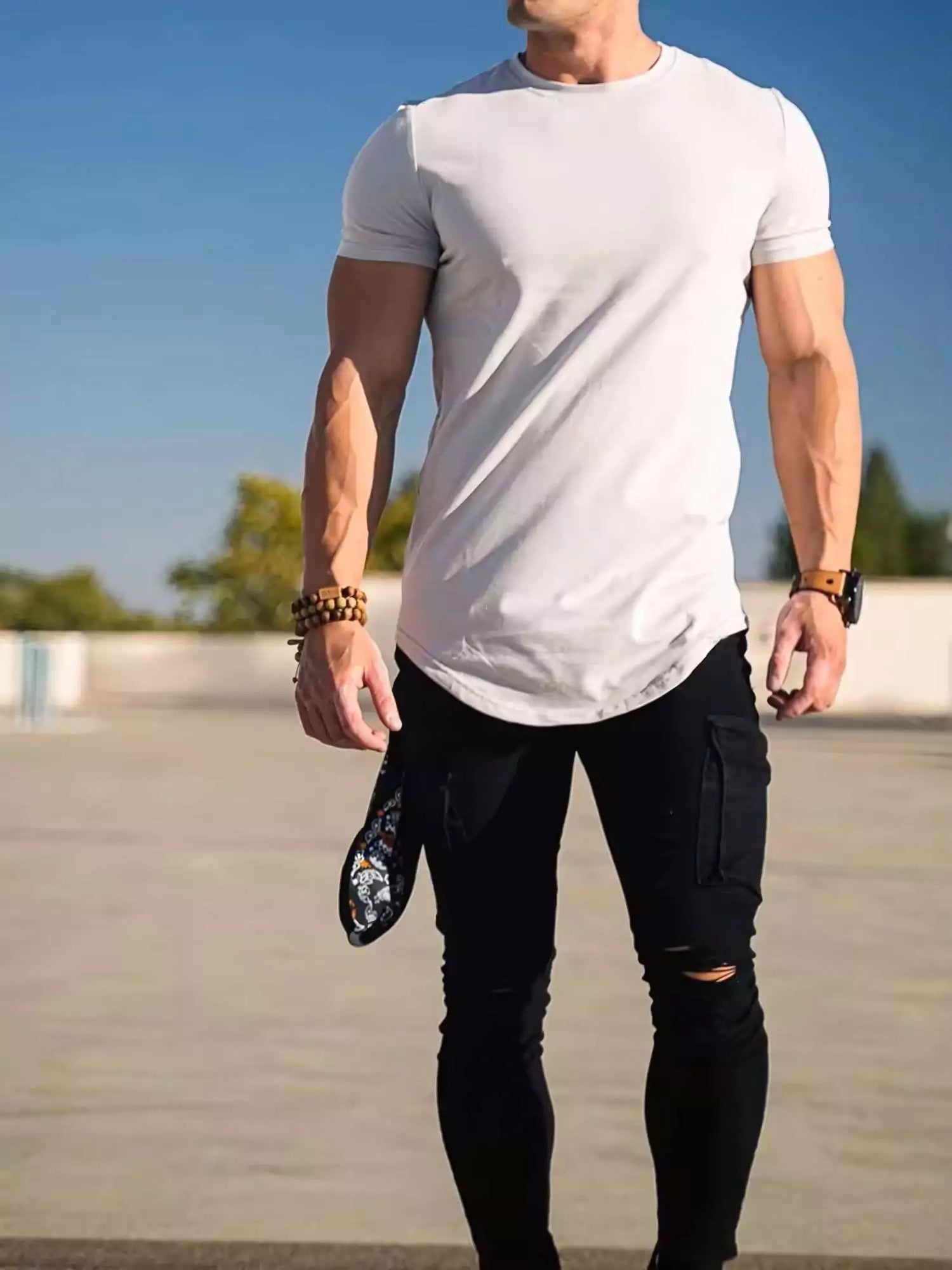 Muscle T-shirts - Fit Men's Muscle T-Shirt - High-Quality Alexshogun Tee for Men Alex Shogun Men's Clothes