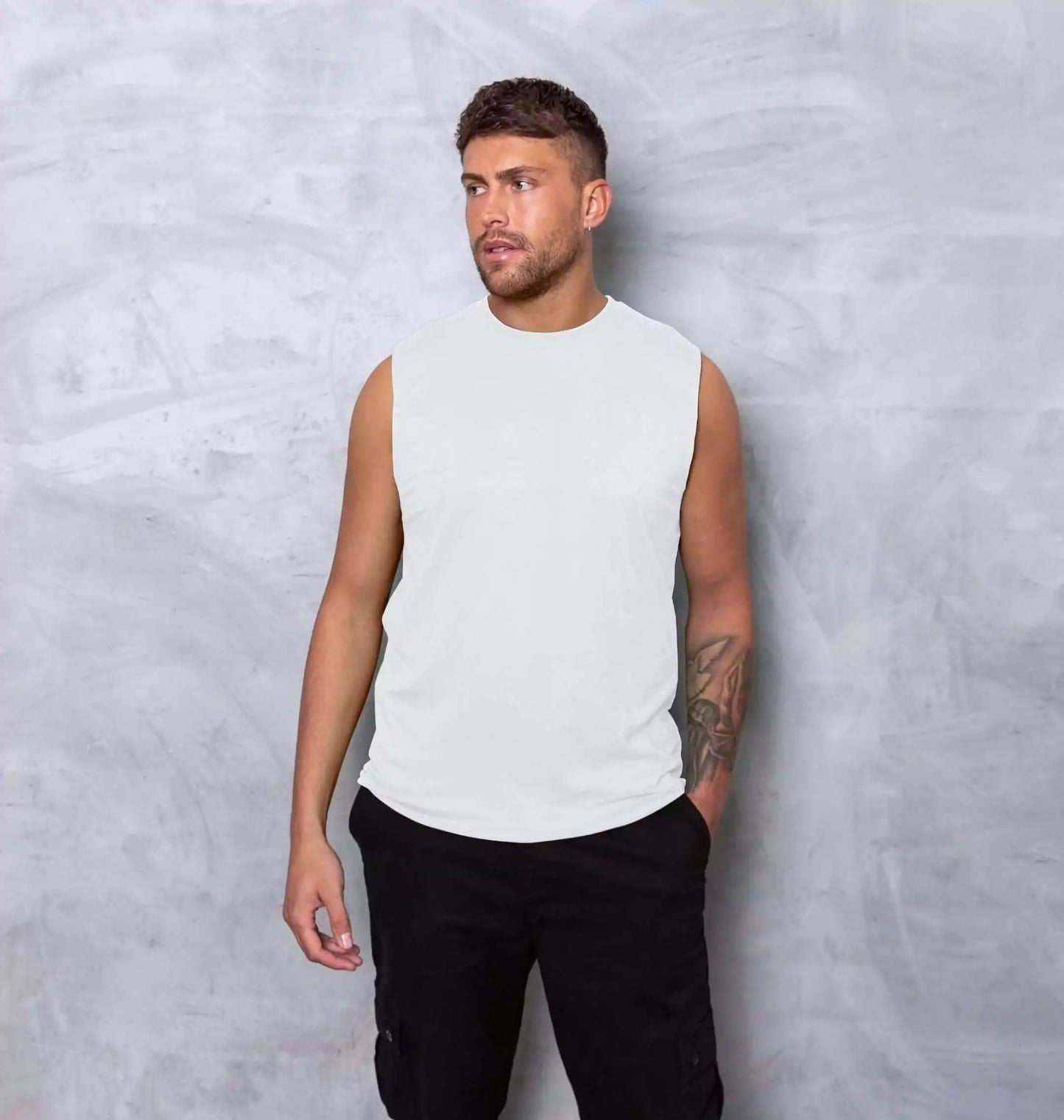 Organic Cotton Vest-Tank Top - Men's Organic Cotton Tank Top | Premium Muscle Vest | Alex Shogun Alex Shogun Men's Clothes