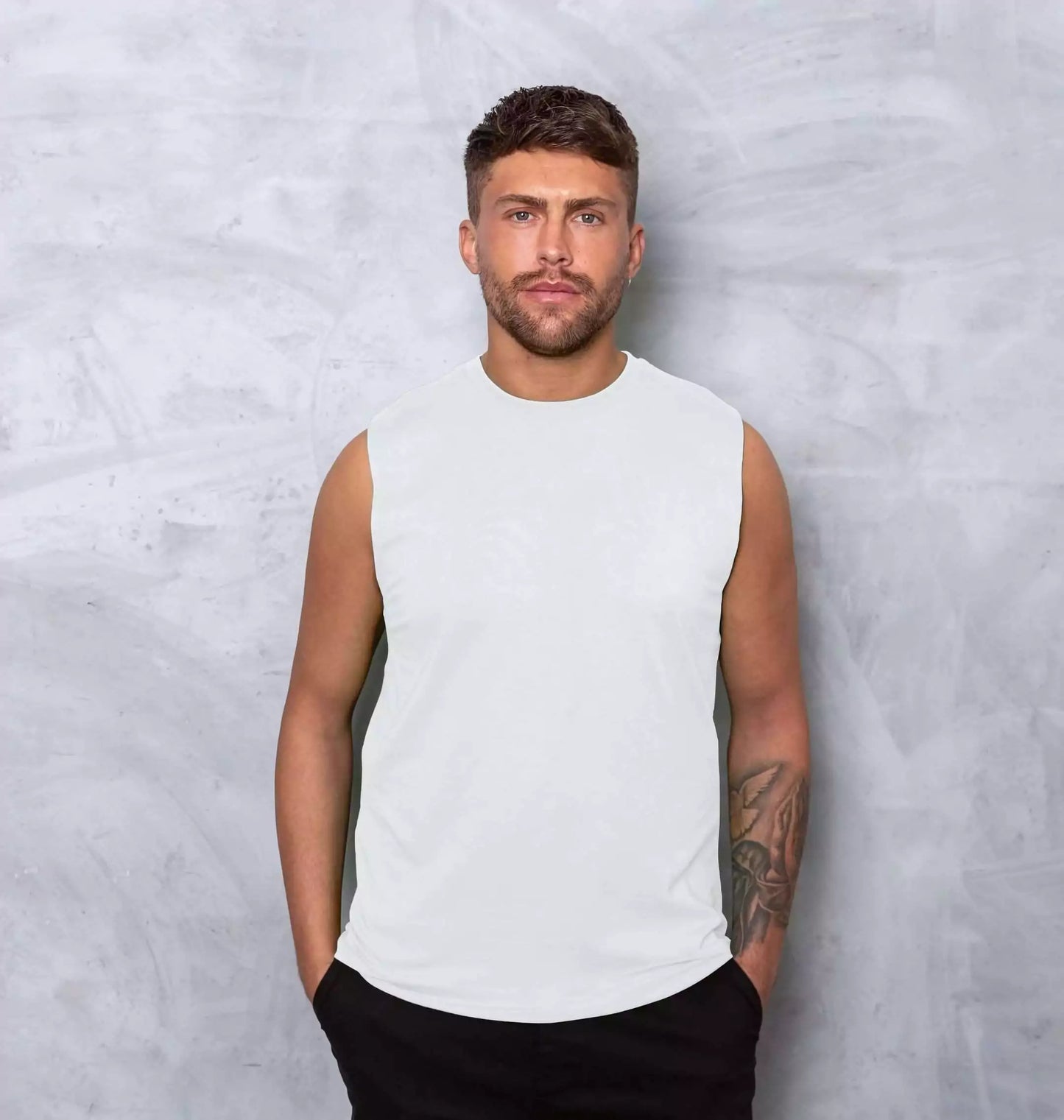 Organic Cotton Vest-Tank Top - Men's Organic Cotton Tank Top | Premium Muscle Vest | Alex Shogun Alex Shogun Men's Clothes