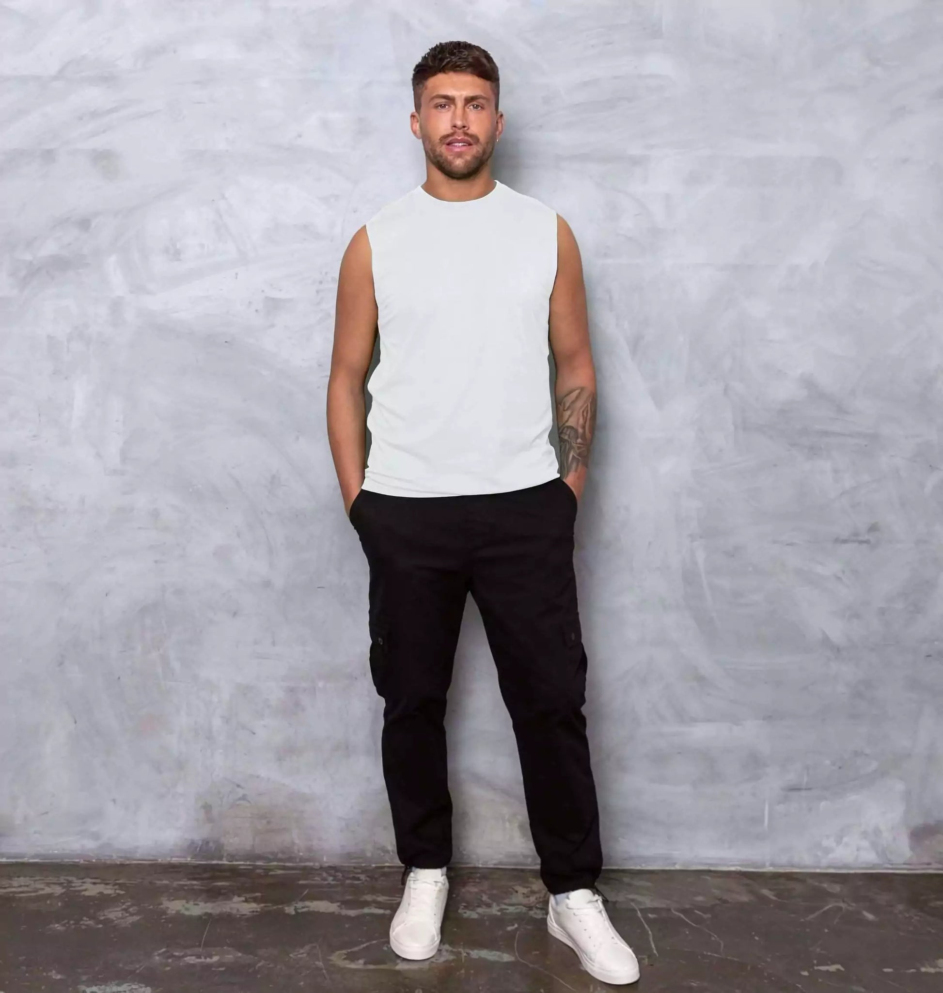 Organic Cotton Vest-Tank Top - Men's Organic Cotton Tank Top | Premium Muscle Vest | Alex Shogun Alex Shogun Men's Clothes