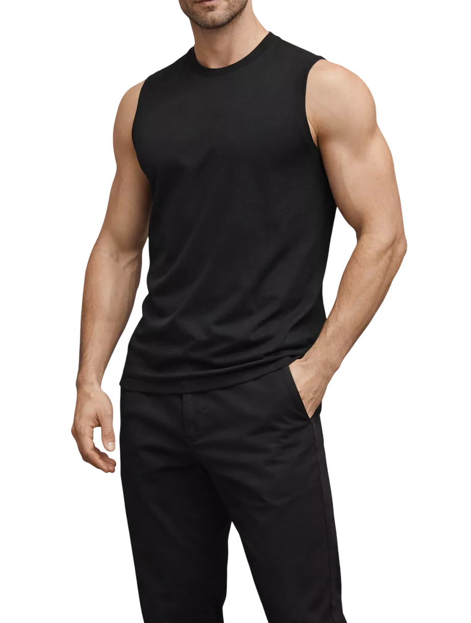 Organic Cotton Vest-Tank Top - Men's Organic Cotton Tank Top | Premium Muscle Vest | Alex Shogun Alex Shogun Men's Clothes