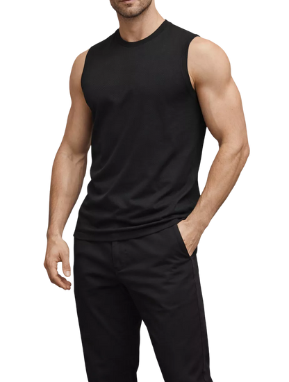 Organic Cotton Vest-Tank Top - Men's Organic Cotton Tank Top | Premium Muscle Vest | Alex Shogun Alex Shogun Men's Clothes