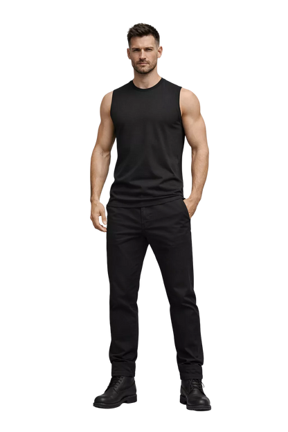Organic Cotton Vest-Tank Top - Men's Organic Cotton Tank Top | Premium Muscle Vest | Alex Shogun Alex Shogun Men's Clothes