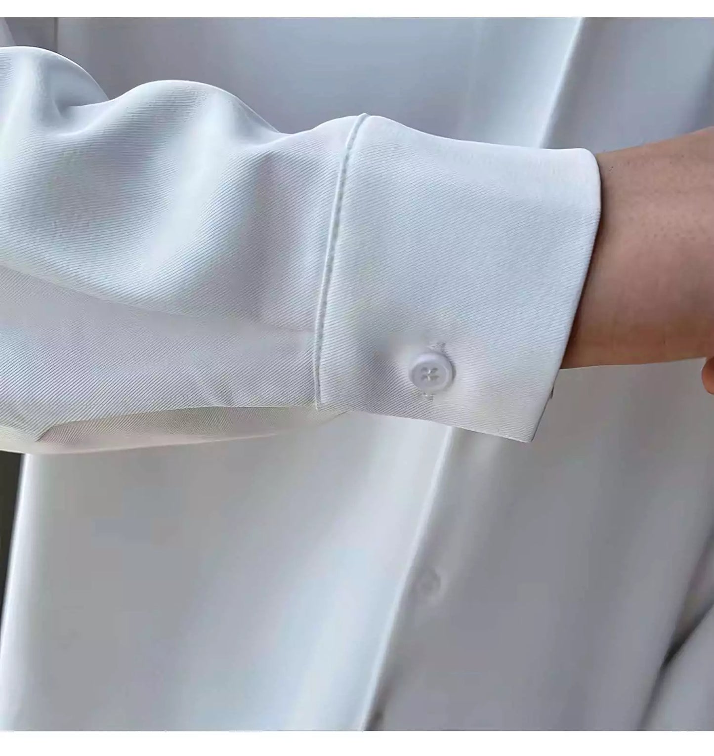 Oslo Grand Arc-Collar Shirt - Men's Oversized Overshirt | Long Sleeve Premium Twill | Alex Shogun Alex Shogun Men's Clothes