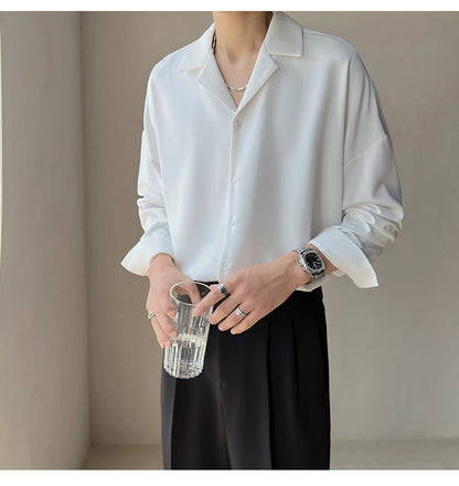 Oslo Grand Oversized Shirt - Shop Oslo Grand Oversized Long Sleeve Shirt - Stylish & Versatile Alex Shogun Men's Clothes