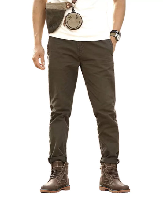 Pierre Twills Chinos Trousers - Men's Chinos: Style & Comfort | Business Casual Chinos Trousers Alex Shogun Men's Clothes