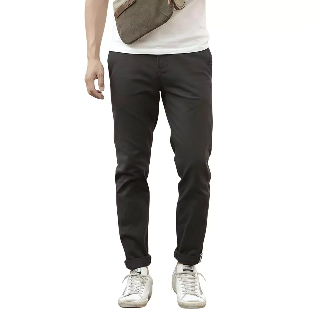 Pierre Twills Chinos Trousers - Pierre Twills Chinos Trousers Alex Shogun Men's Clothes