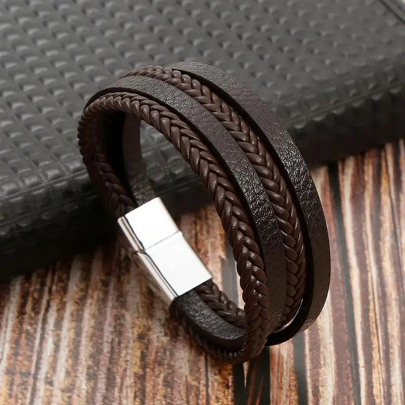 The Guardian Cross Bracelet — Tiger Eye Edition