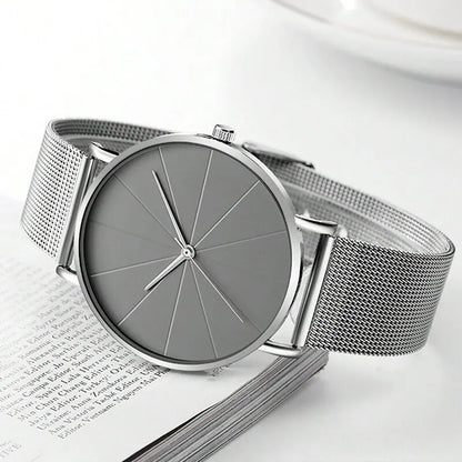 Minimalist Mesh: Quartz Watch - Sleek and Stylish Minimalist Watches for Men - Affordable High Quality Alex Shogun Men's Clothes