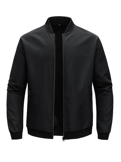 Shadow Bomber - Shadow Bomber Jacket Men | Minimalist Outerwear — AlexShogun Alex Shogun Men's Clothes