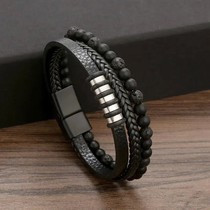 The Guardian Cross Bracelet — Tiger Eye Edition