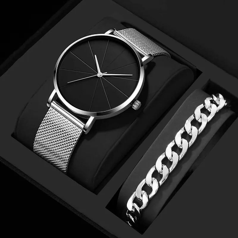 Minimalist Mesh: Quartz Watch -  #  accessories Sleek and Stylish Minimalist Watches for Men - Affordable High Quality 