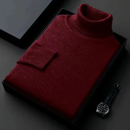 The Anti-Pilling Turtleneck Pullover - Men's Anti-Pilling Turtleneck | Minimalist Pullover | Alex Shogun Alex Shogun Men's Clothes