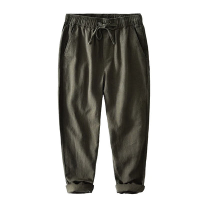 Pure Linen Pants - Men Linen Pants: Premium Comfort, Breathable Linen Pants - Shop Now! Alex Shogun Men's Clothes