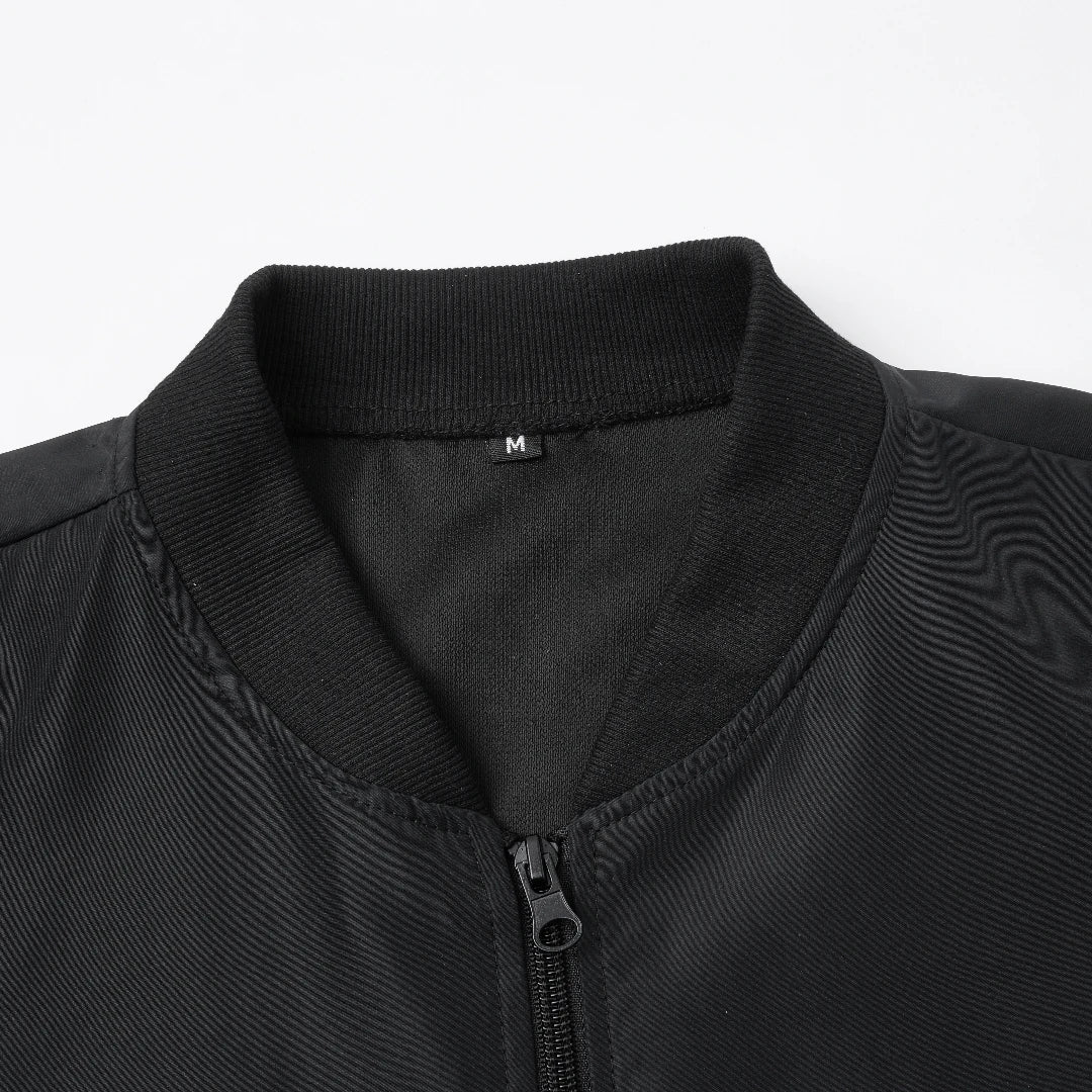 Shadow Bomber - Shadow Bomber Jacket Men | Minimalist Outerwear — AlexShogun Alex Shogun Men's Clothes