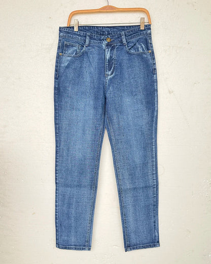 Casual Straight Jeans - Men's Light Wash Straight Leg Jeans | Stretch Denim | Alex Shogun Alex Shogun Men's Clothes