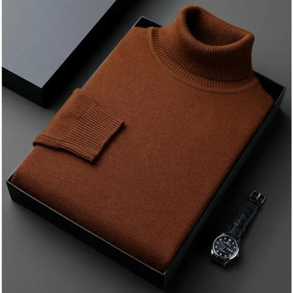 The Anti-Pilling Turtleneck Pullover - Men's Anti-Pilling Turtleneck | Minimalist Pullover | Alex Shogun Alex Shogun Men's Clothes