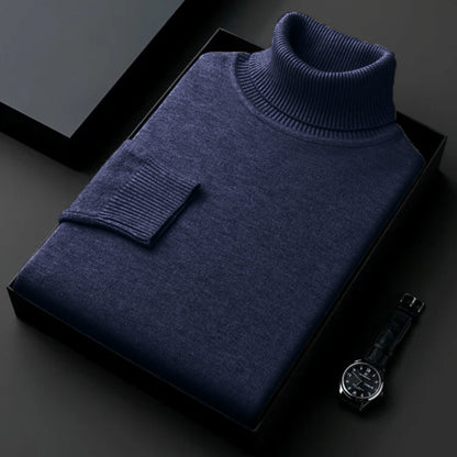 The Anti-Pilling Turtleneck Pullover - Men's Anti-Pilling Turtleneck | Minimalist Pullover | Alex Shogun Alex Shogun Men's Clothes