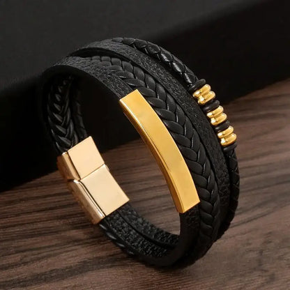The Guardian Cross Bracelet — Tiger Eye Edition