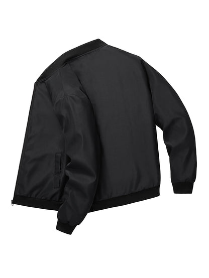 Shadow Bomber - Shadow Bomber Jacket Men | Minimalist Outerwear — AlexShogun Alex Shogun Men's Clothes