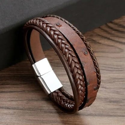 The Guardian Cross Bracelet — Tiger Eye Edition