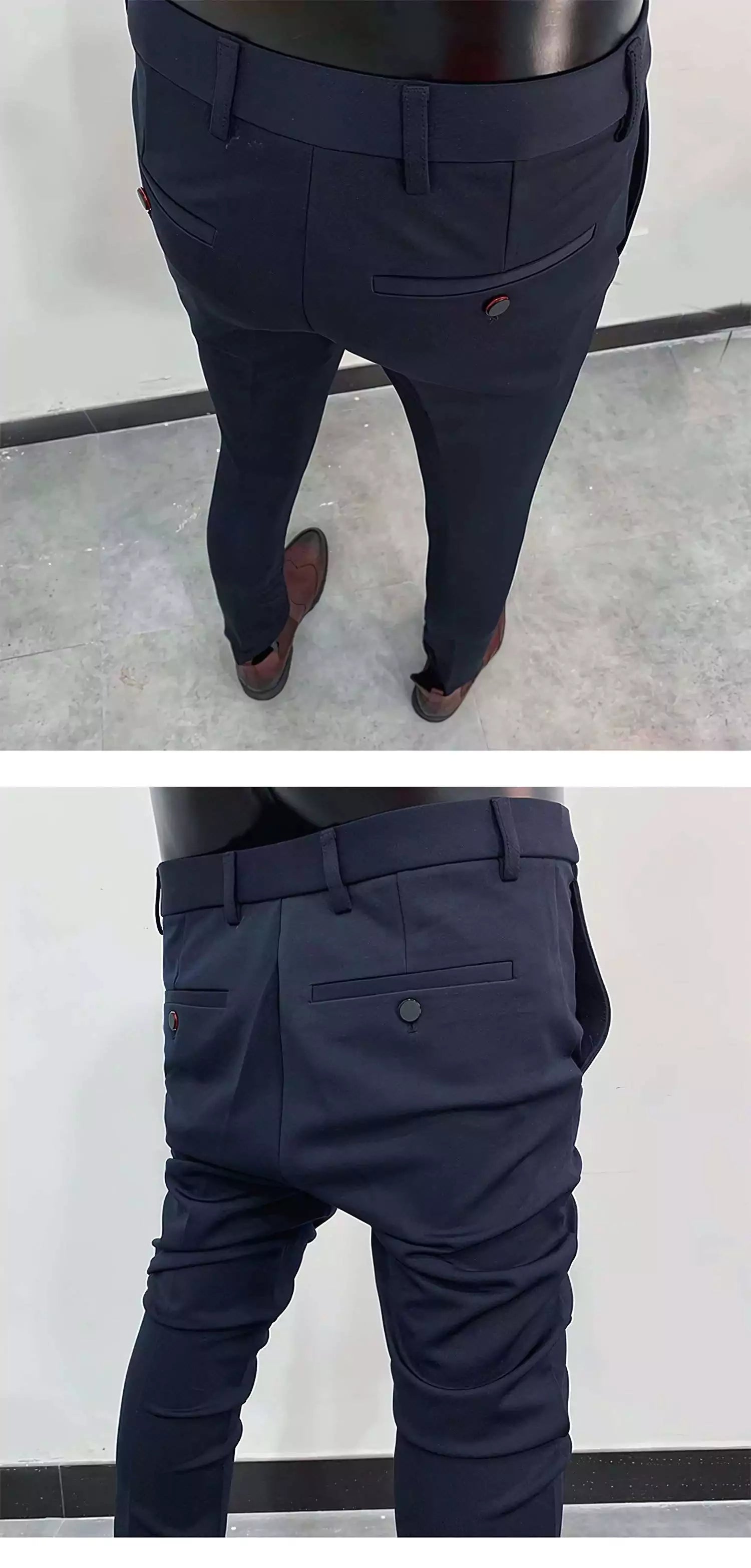 Sharp Modern Dress Trousers - Men's Dress Pants: Modern Slim Fit & Breathable Fabric Alex Shogun Men's Clothes