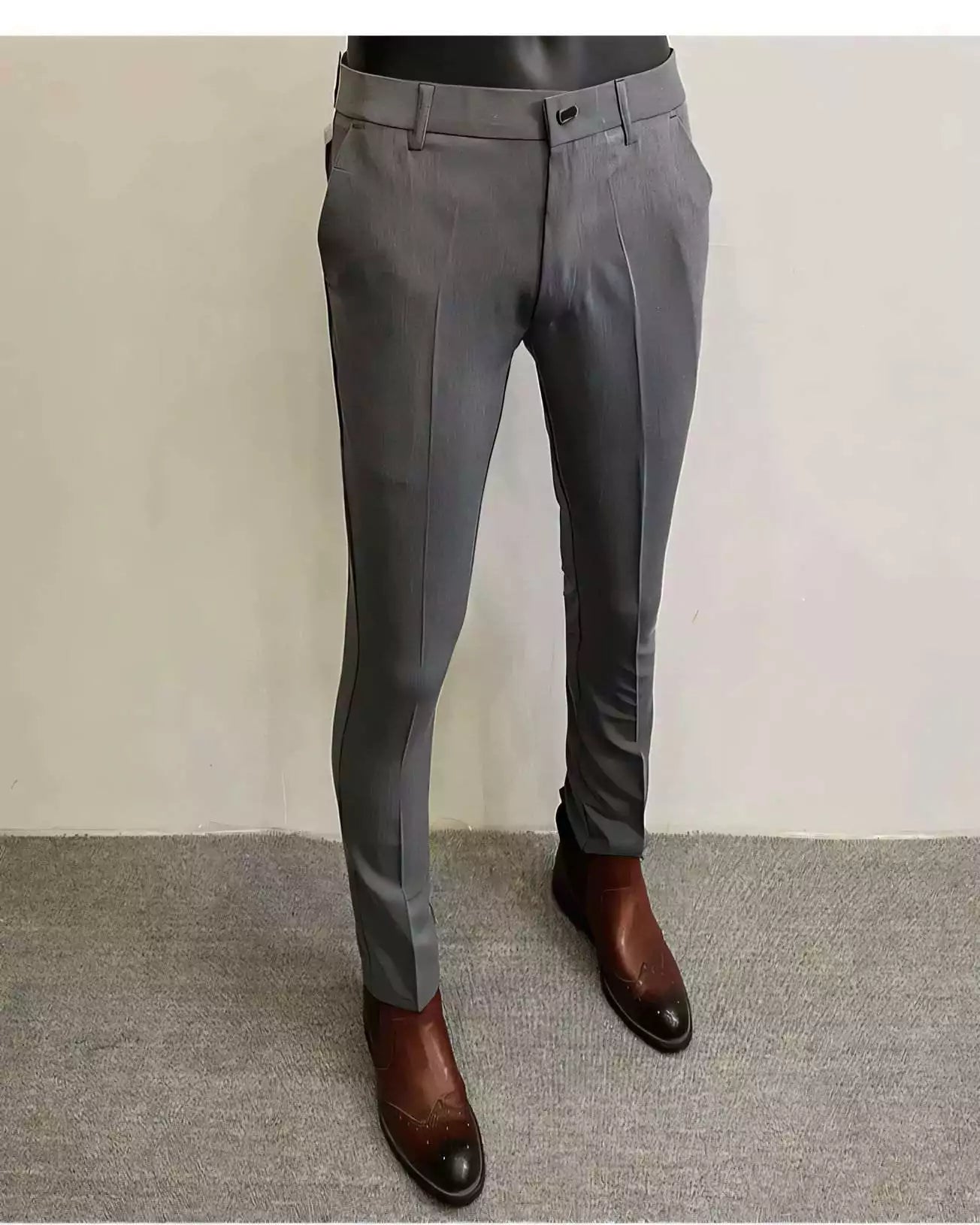 Sharp Modern Dress Trousers - Men's Dress Pants: Modern Slim Fit & Breathable Fabric Alex Shogun Men's Clothes