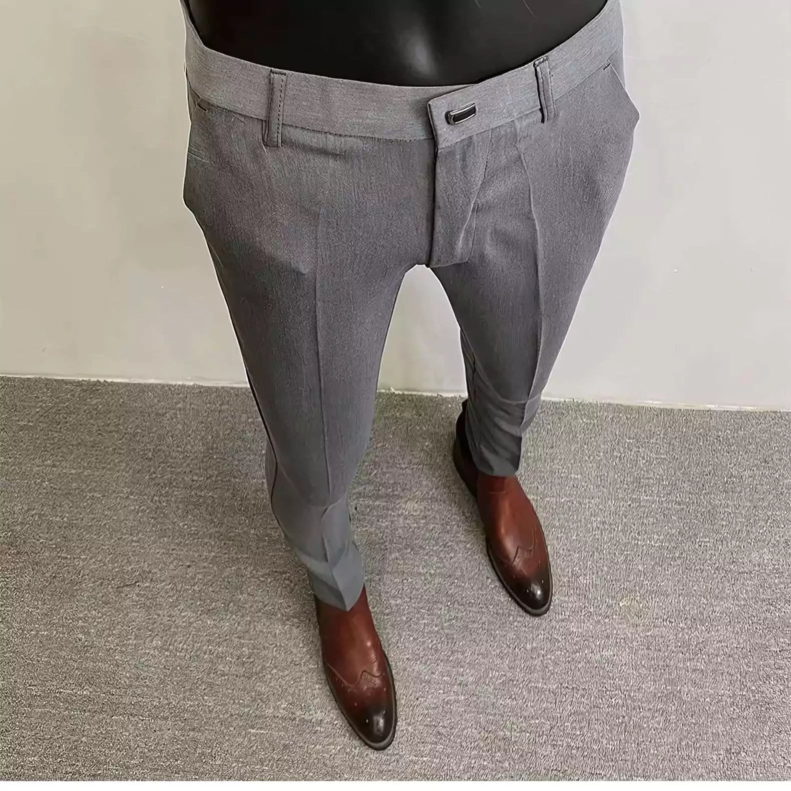Sharp Modern Dress Trousers - Men's Dress Pants: Modern Slim Fit & Breathable Fabric Alex Shogun Men's Clothes
