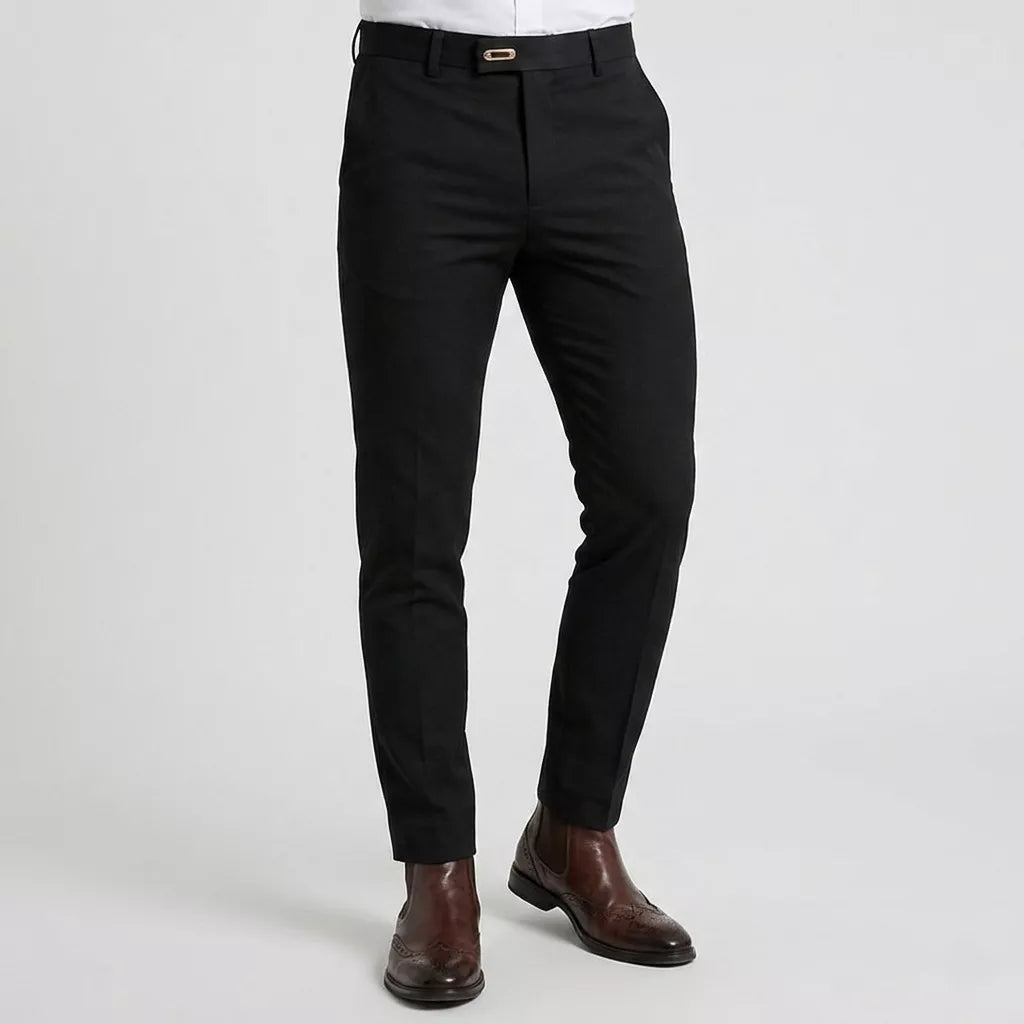 Sharp Modern Dress Trousers - Men's Tailored Dress Trousers | Beige, Black & Grey | Alex Shogun Alex Shogun Men's Clothes
