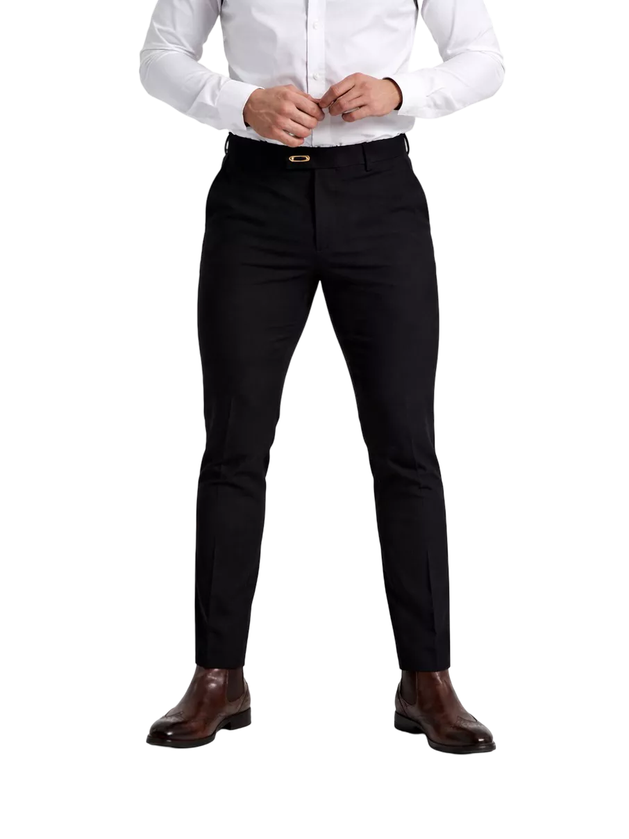 Sharp Modern Dress Trousers - Men's Tailored Dress Trousers | Beige, Black & Grey | Alex Shogun Alex Shogun Men's Clothes