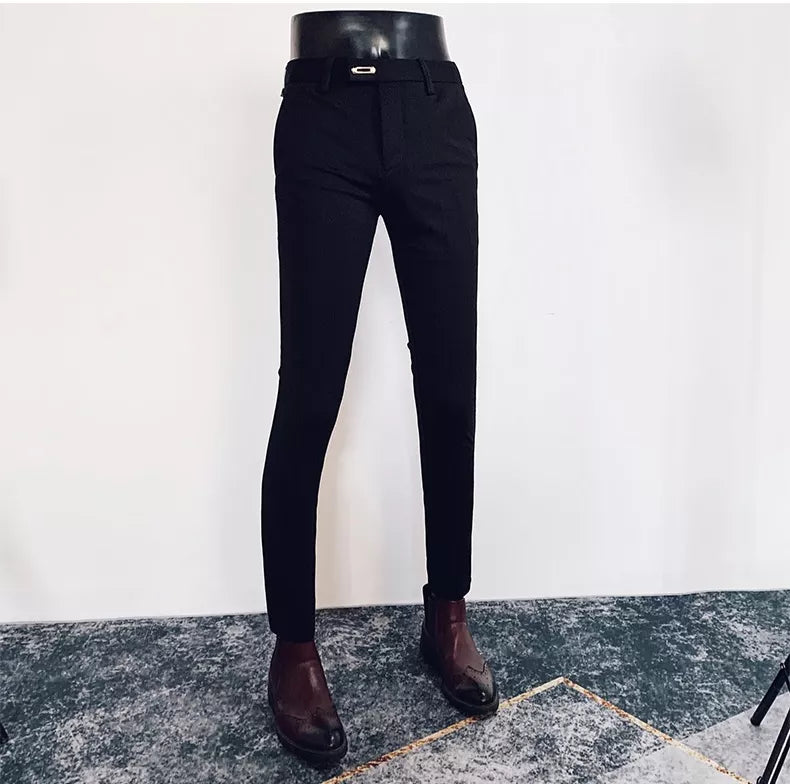 Sharp Modern Dress Trousers - Men's Tailored Dress Trousers | Beige, Black & Grey | Alex Shogun Alex Shogun Men's Clothes