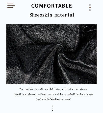 Premium Leather Gloves - Premium Leather Gloves for Men: Warm, Stylish, and Functional Alex Shogun Men's Clothes