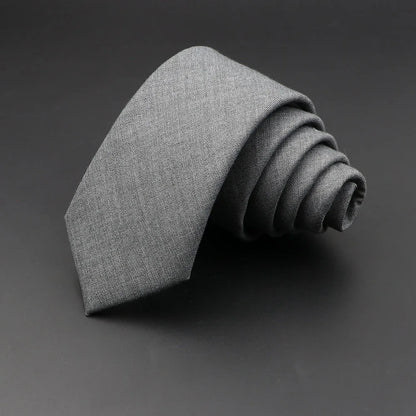 Signature Matte Cotton Tie (6cm) | Alex Shogun - Signature Matte Cotton Tie (6cm) | Alex Shogun Alex Shogun Men's Clothes