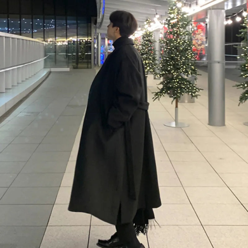 Single-Breasted Wool Coat - Shop Men's Single-Breasted Wool Coat | Warm, Stylish Winter Outerwear Alex Shogun Men's Clothes