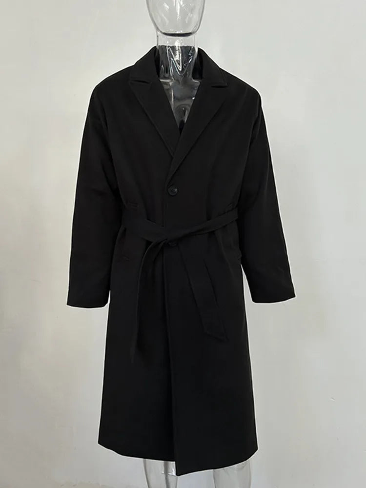 Single-Breasted Wool Coat - Shop Men's Single-Breasted Wool Coat | Warm, Stylish Winter Outerwear Alex Shogun Men's Clothes
