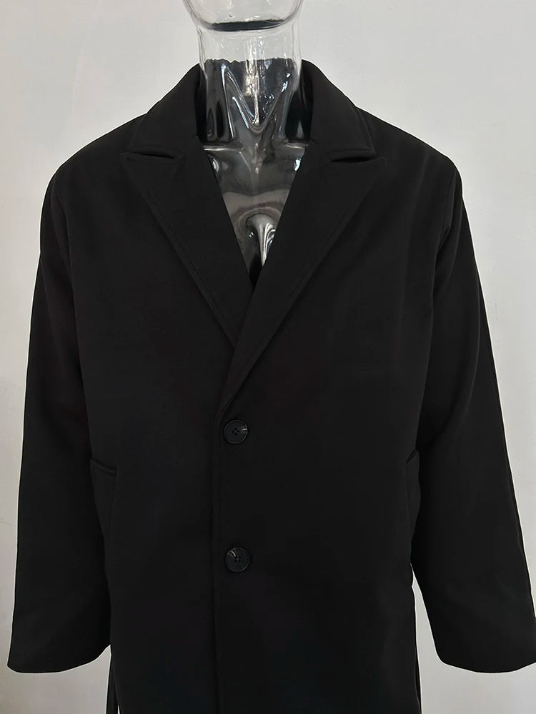 Single-Breasted Wool Coat - Shop Men's Single-Breasted Wool Coat | Warm, Stylish Winter Outerwear Alex Shogun Men's Clothes