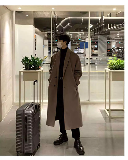 Single-Breasted Wool Coat - Shop Men's Single-Breasted Wool Coat | Warm, Stylish Winter Outerwear Alex Shogun Men's Clothes