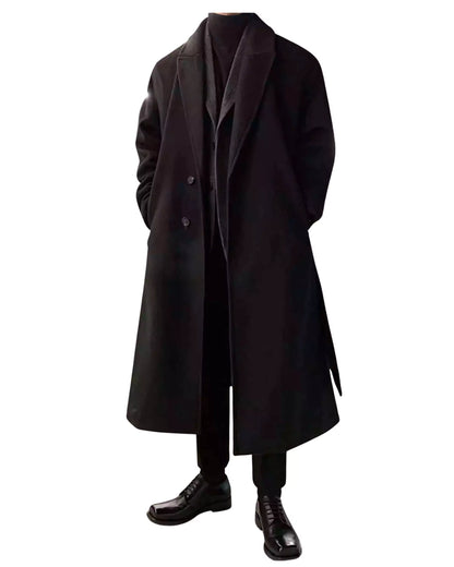 Single-Breasted Wool Coat - Shop Men's Single-Breasted Wool Coat | Warm, Stylish Winter Outerwear Alex Shogun Men's Clothes