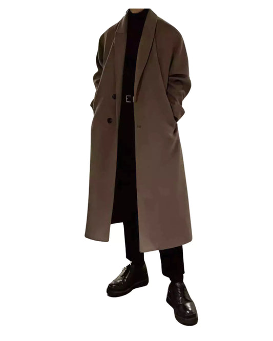 Single-Breasted Wool Coat - Shop Men's Single-Breasted Wool Coat | Warm, Stylish Winter Outerwear Alex Shogun Men's Clothes