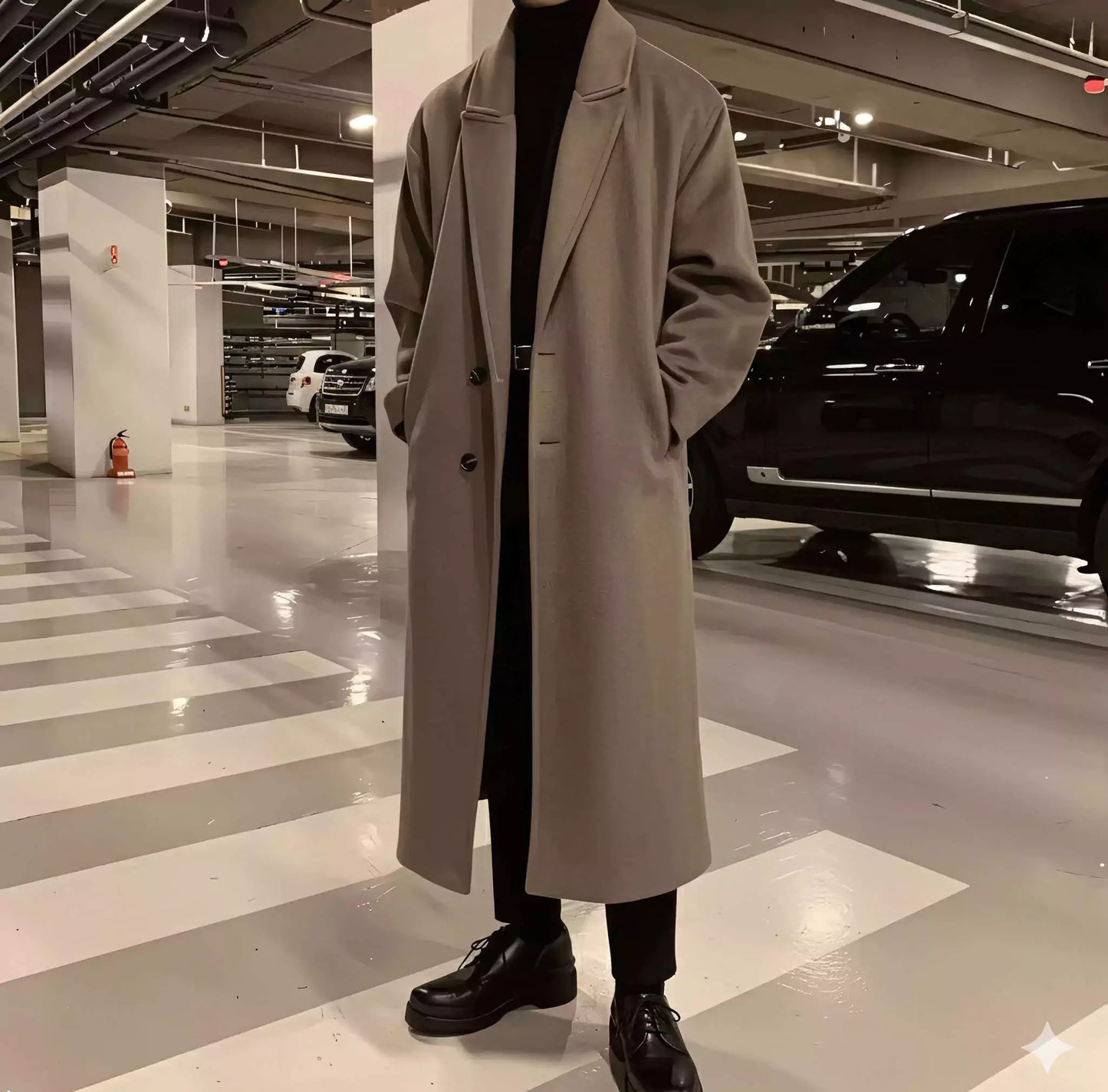 Single-Breasted Coat AlexShogun - Single-Breasted Coat AlexShogun Alex Shogun Men's Clothes